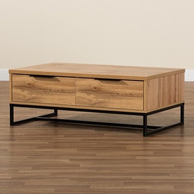 Guanciale Sled Coffee Table with Storage - Image 0