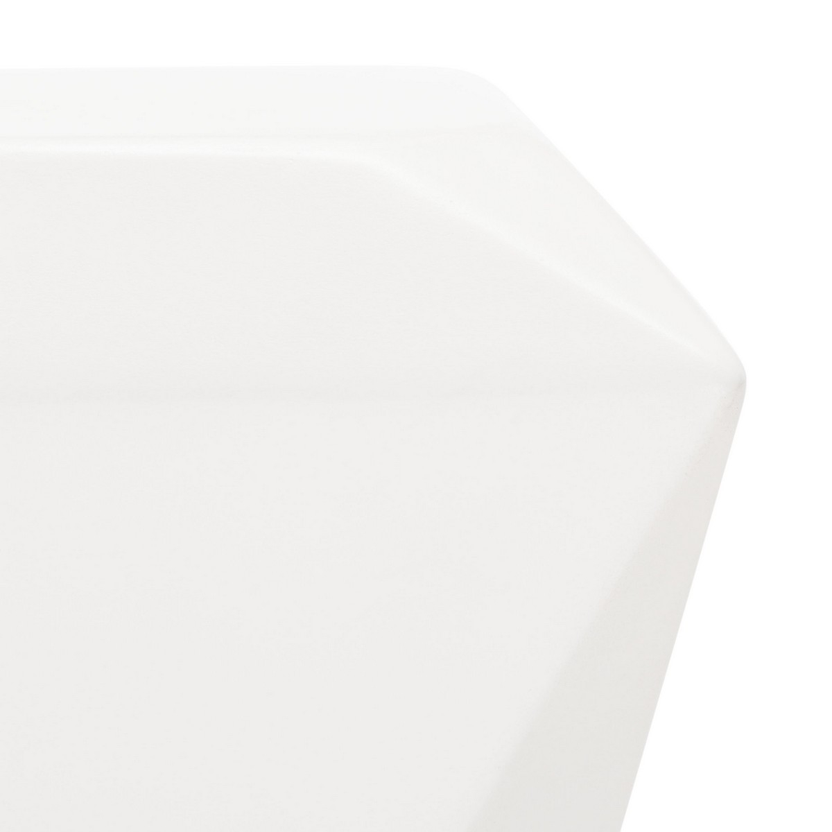 Conan Concrete Accent Stool - Ivory - Safavieh - Image 2