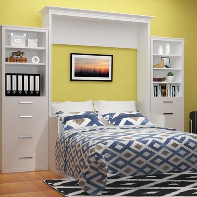 Avalon Queen Portrait Wall Bed with Desk and Two Towers - Image 0