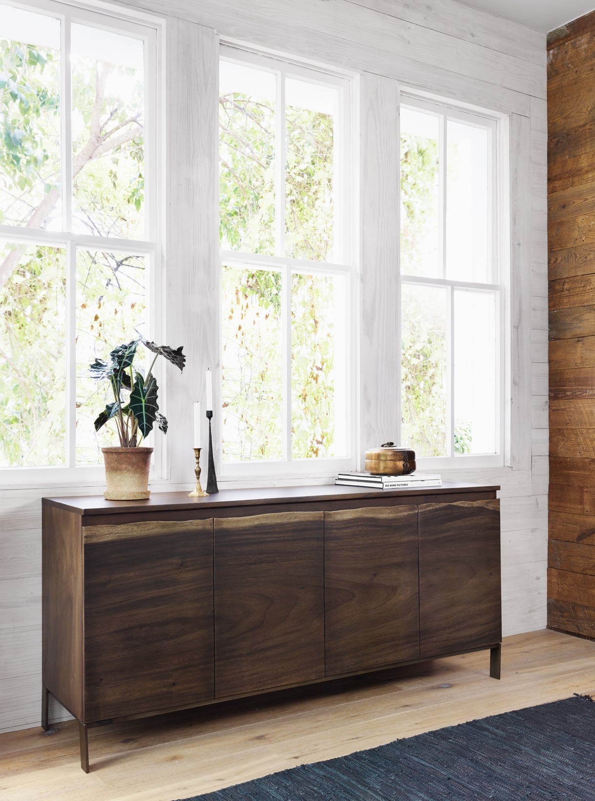 Live Edge Sideboard - Smoked Saman - Image 11