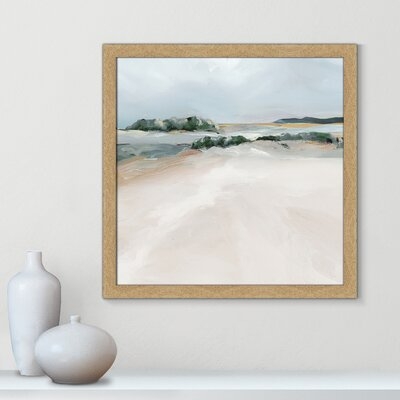 Shimmering Path - Picture Frame Painting on Paper - Image 1