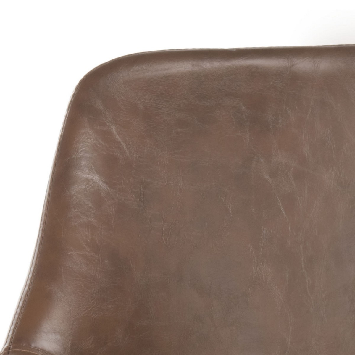 Cadence Swivel Office Chair - Brown/Chrome - Arlo Home - Image 7