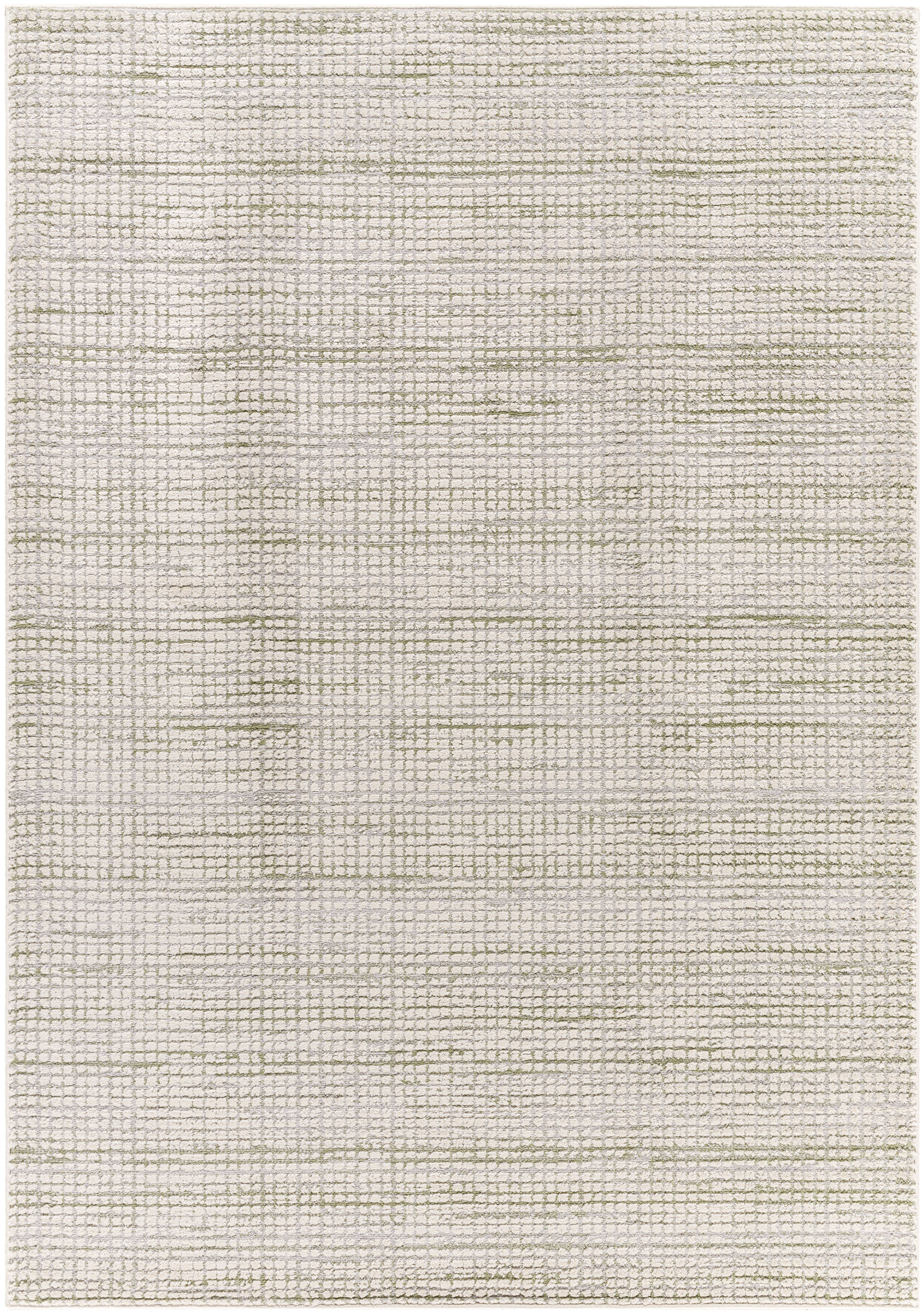 Siyah White Indoor 5'3" x 7' Machine Woven Rug - Image 0