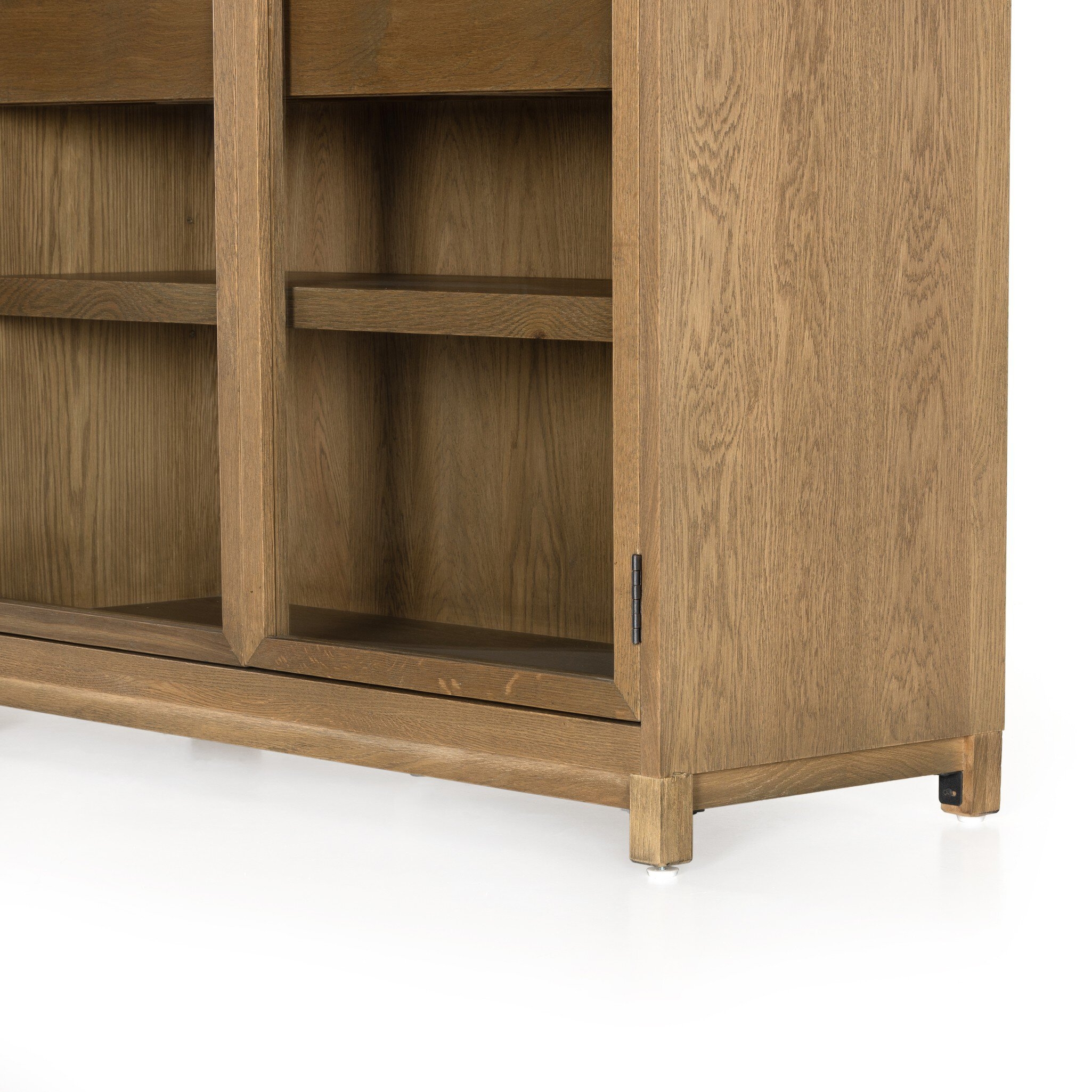 Millie Double Cabinet - Drifted Oak Solid - Image 13