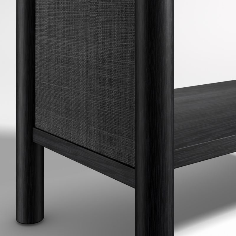 Emmer Charcoal Oak Bookcase - Image 3