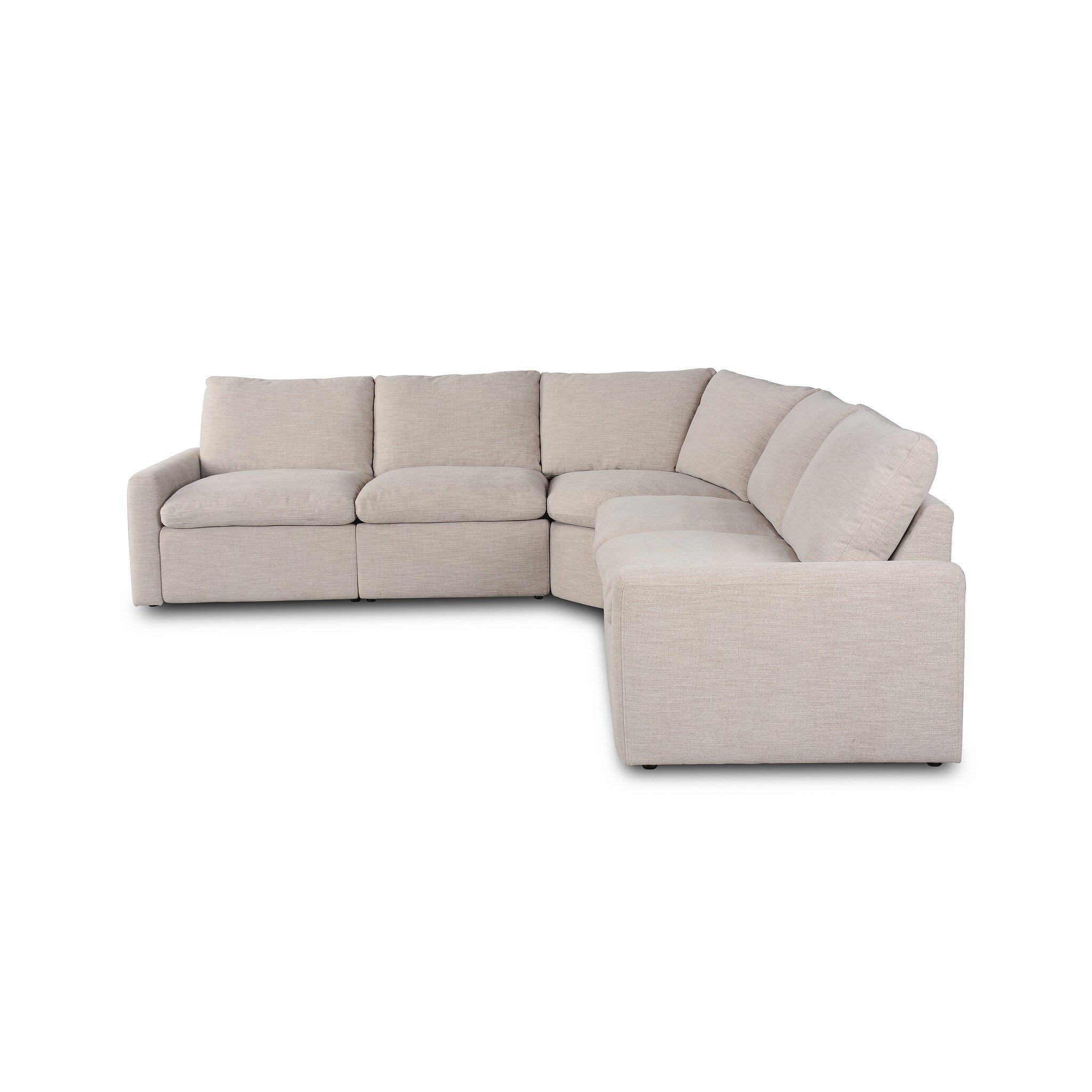 Tillery Power Recliner 5-Piece Sectional - Laken Stone - Image 4