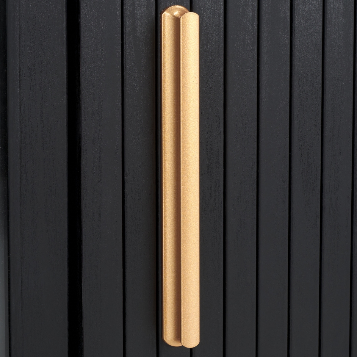 Tealla Media Stand - Black / Gold - Safavieh - Image 3