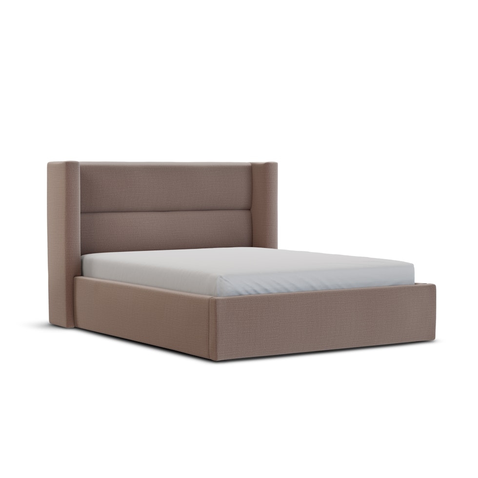 Calabri Queen Bed - Napa Quartz - Image 0