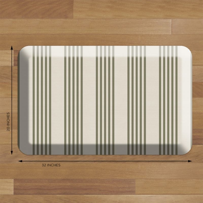 GelPro Cuisine Green Comfort Kitchen Mat, 20"x32" - Image 1
