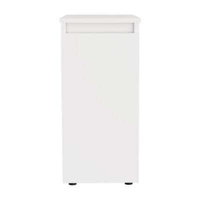 Arson, Bathroom Storage Cabinet, With Liftable Top, And 1 Drawer -White - Image 0