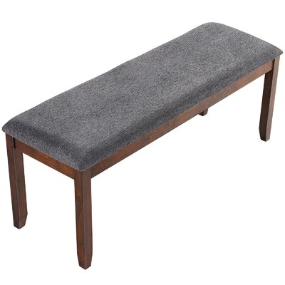 Red Barrel Studio® Bench Seat Upholstered Dining Bench With Wood Legs For Bedroom/living Room/entryway - Image 0