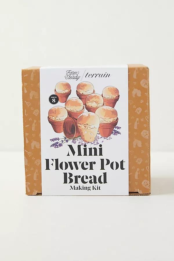 Mini Flower Pot Bread Kit, Set of 8 - Image 0
