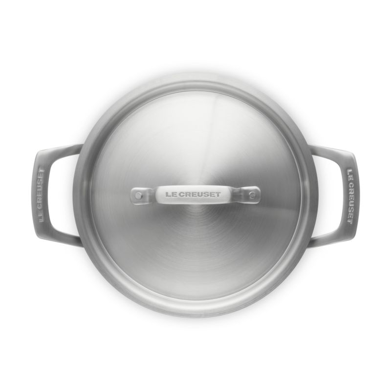 Le Creuset ® Essential Stainless Steel 4-Qt. Deep Covered Stockpot - Image 4