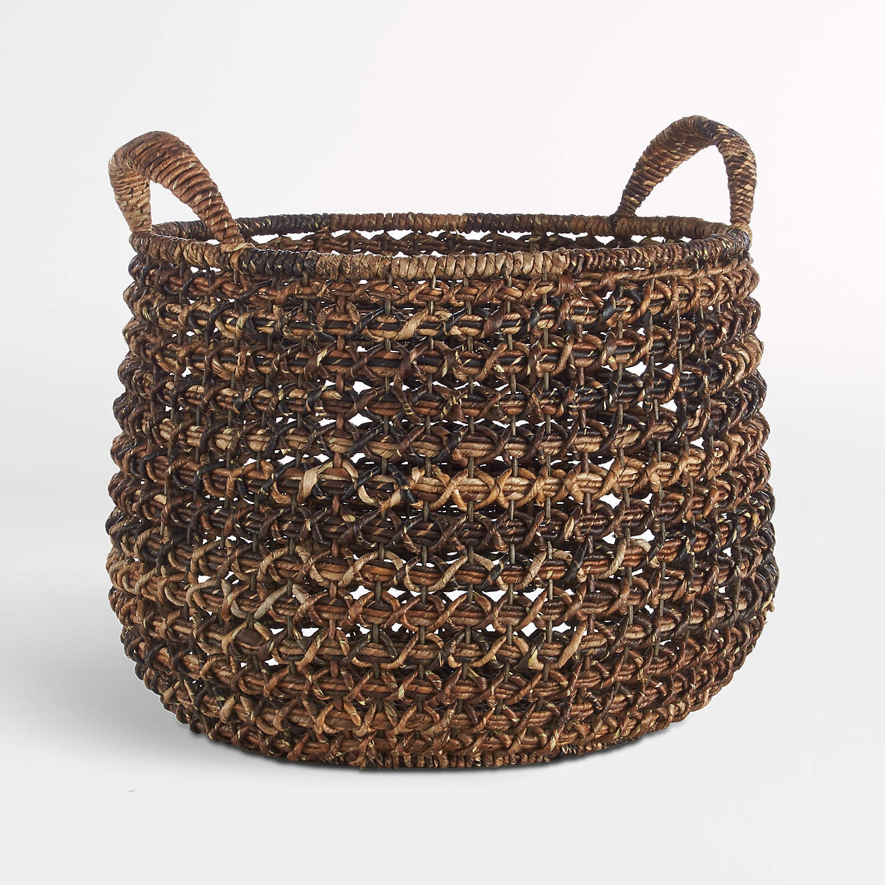 Zuzu Round Handwoven Basket - Image 0