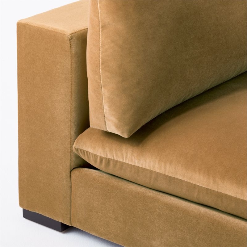 Deseo Copper Brown Performance Velvet Deep Depth Corner Chair - Image 5