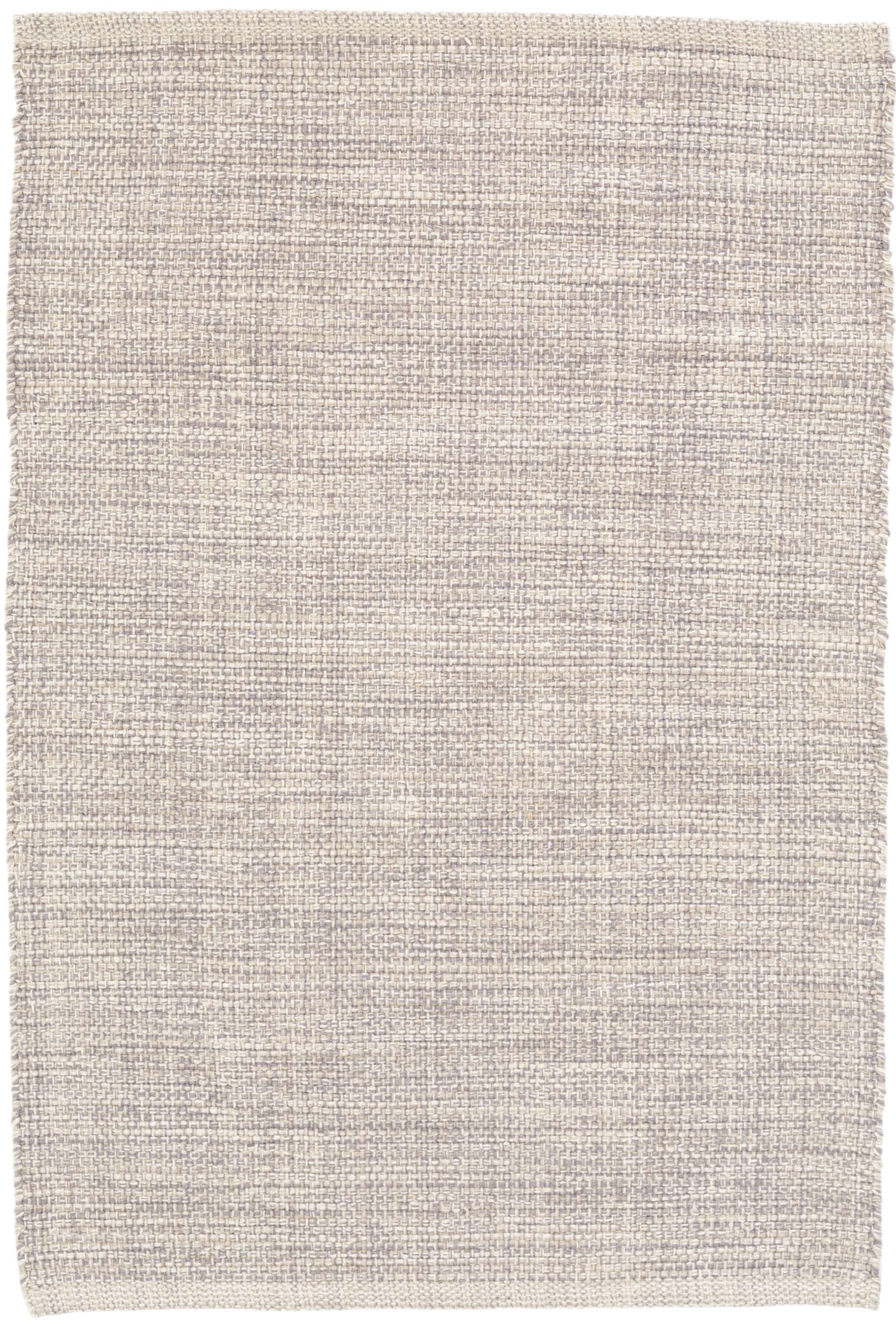 Marled Grey Handwoven Cotton Rug - Image 0