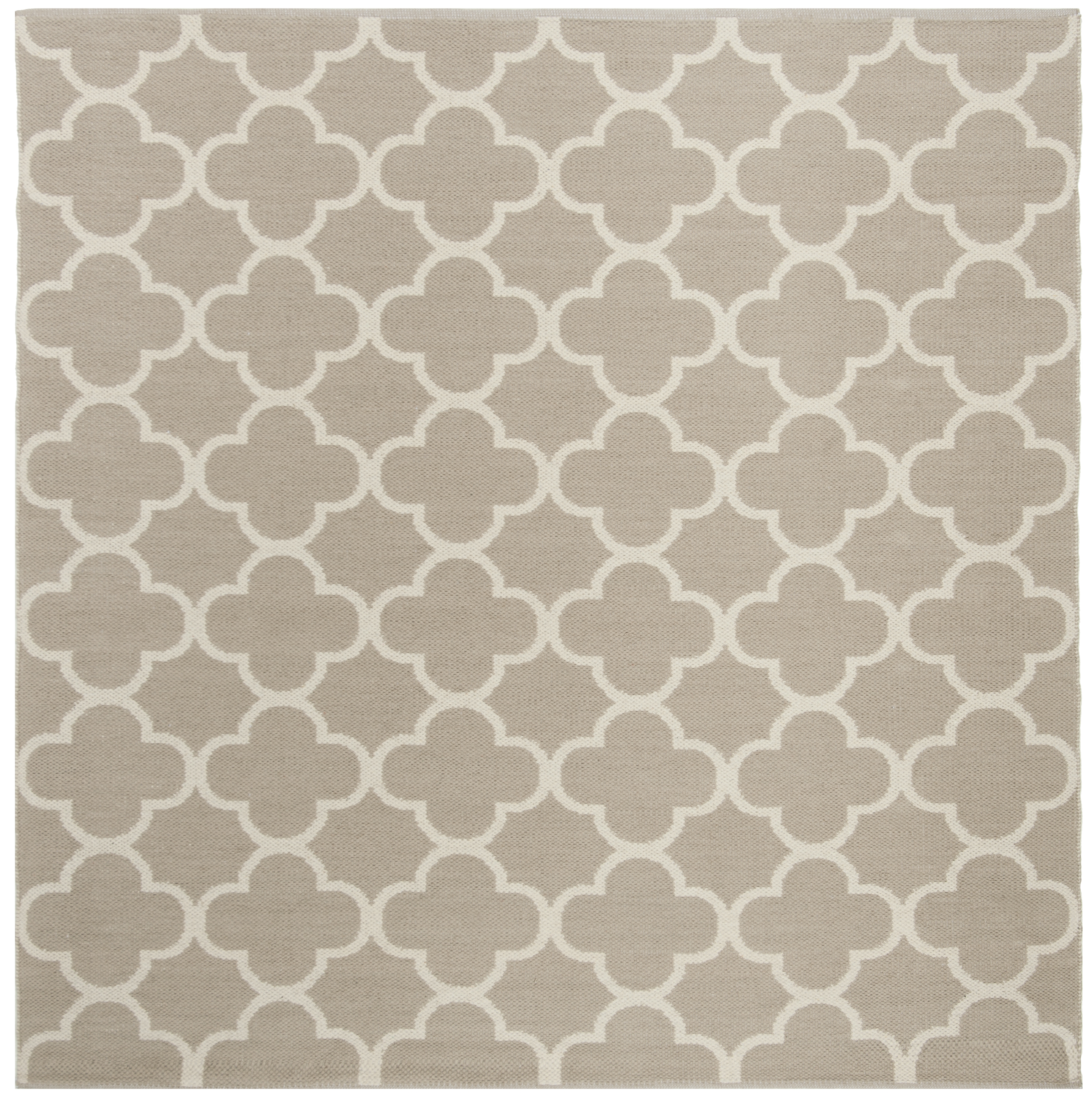 Arlo Home Hand Woven Area Rug, MTK725A, Grey/Ivory,  6' X 6' Square - Image 0