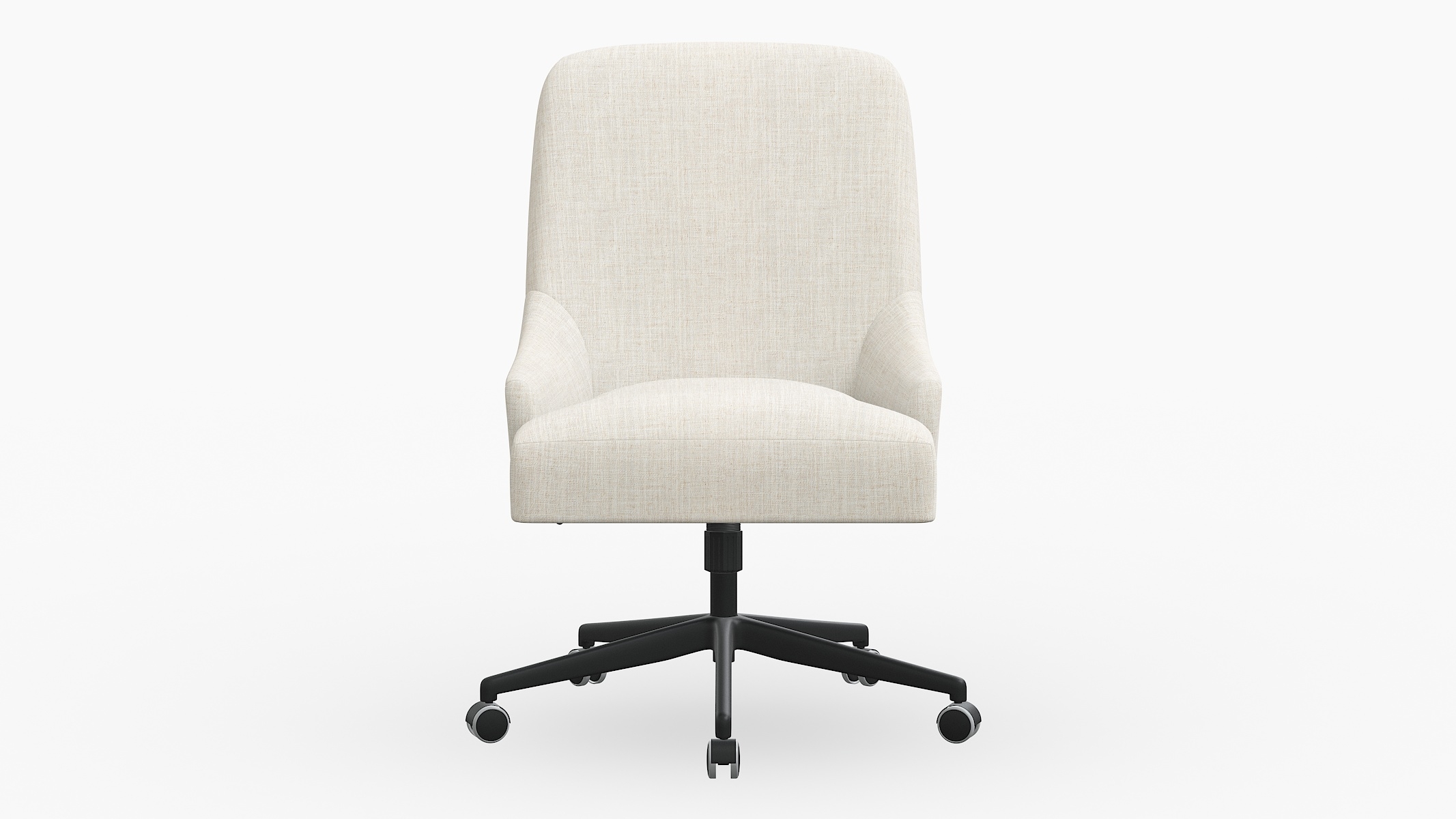 Traditional Task Chair, Talc Everyday Linen - Image 0