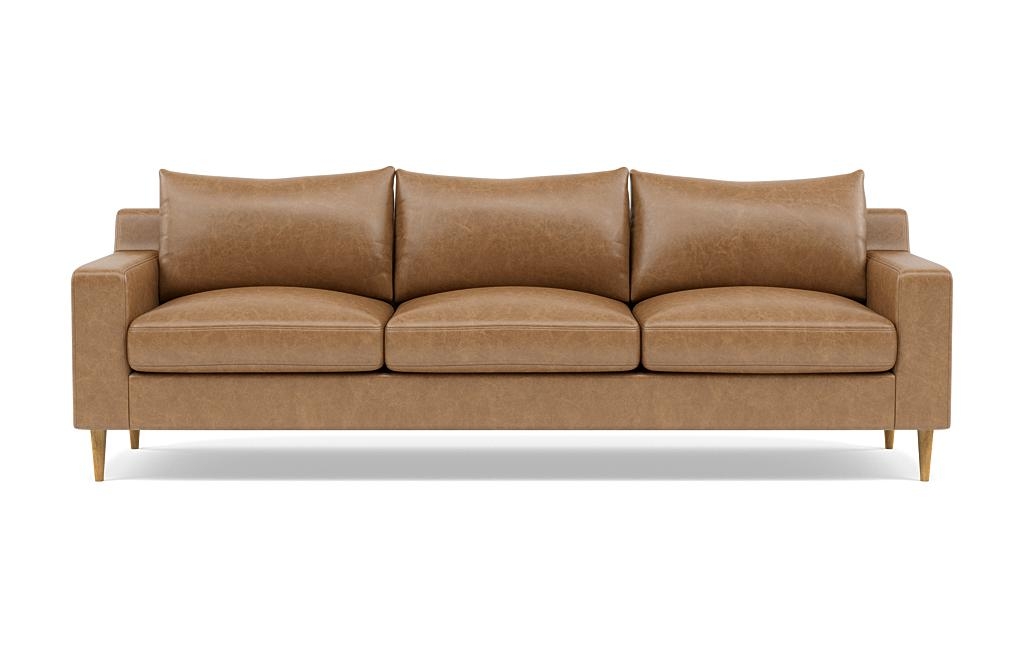 Sloan 3-Seat Leather Sofa - Image 0