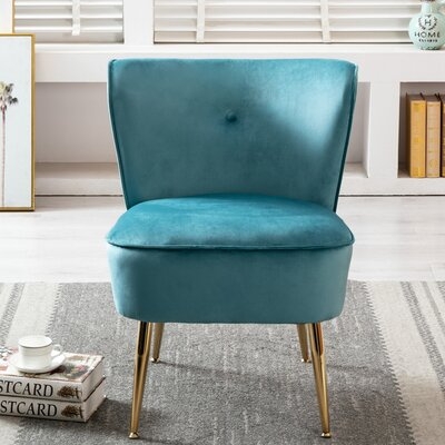Seho 22.83'' Wide Tufted Velvet Lounge Chair - Image 0