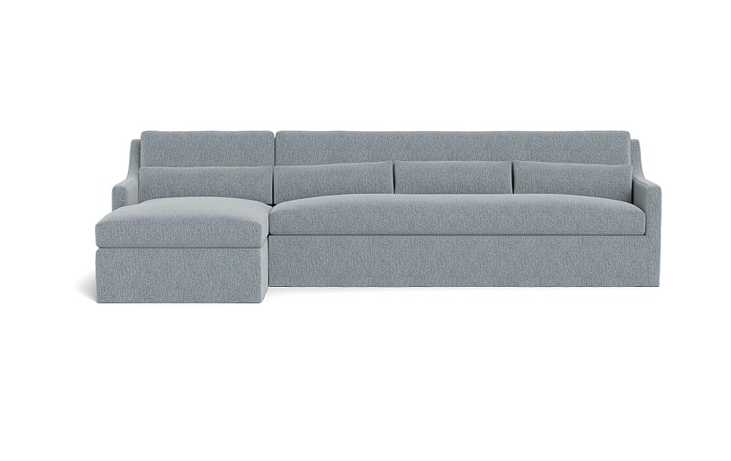 Ella Slipcovered 4-Seat Left Chaise Sectional - Image 0