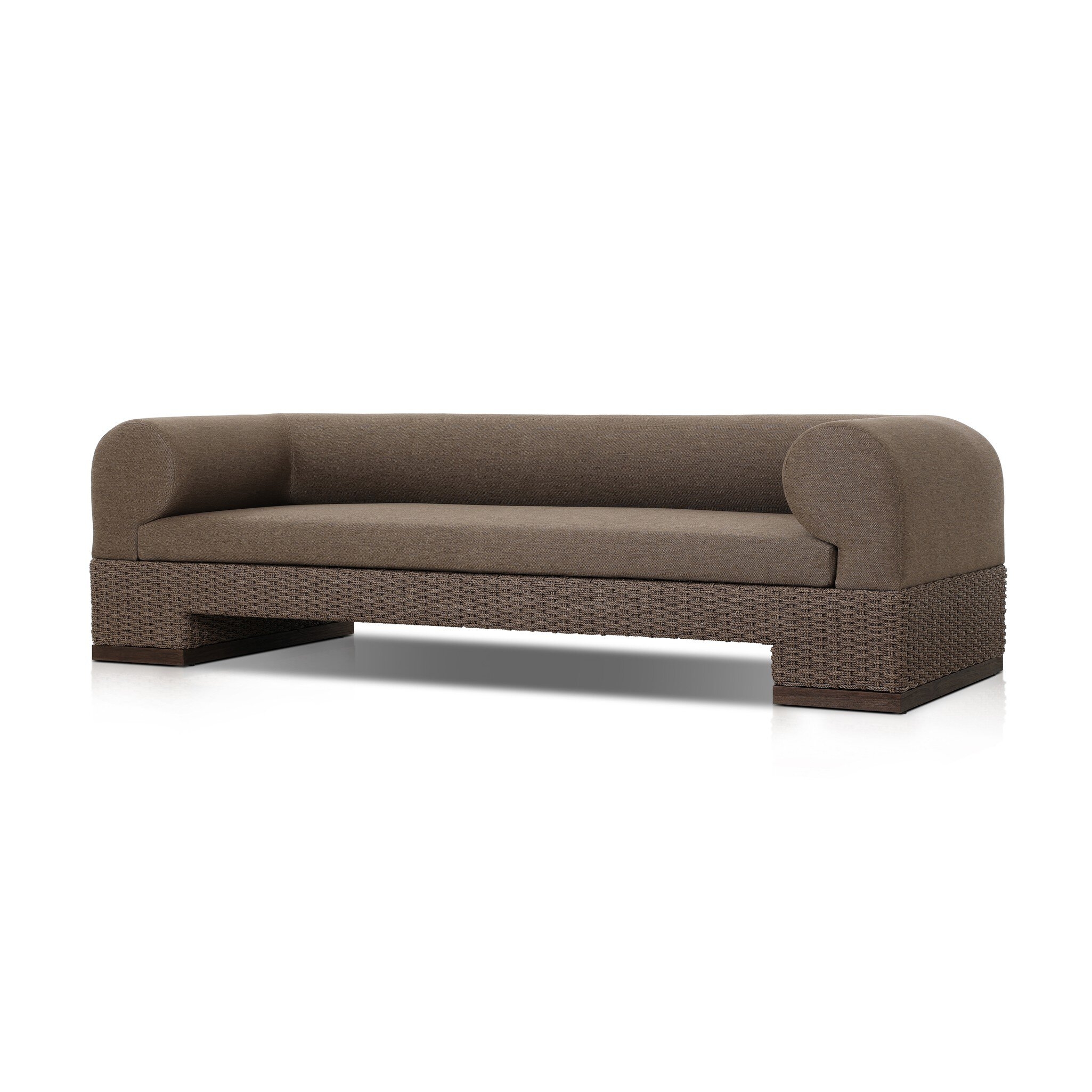 Joss Outdoor Sofa - Ellor Brown - Image 1