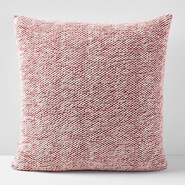 Sweater Pillow Cover, 24"x24", So Red - Image 0