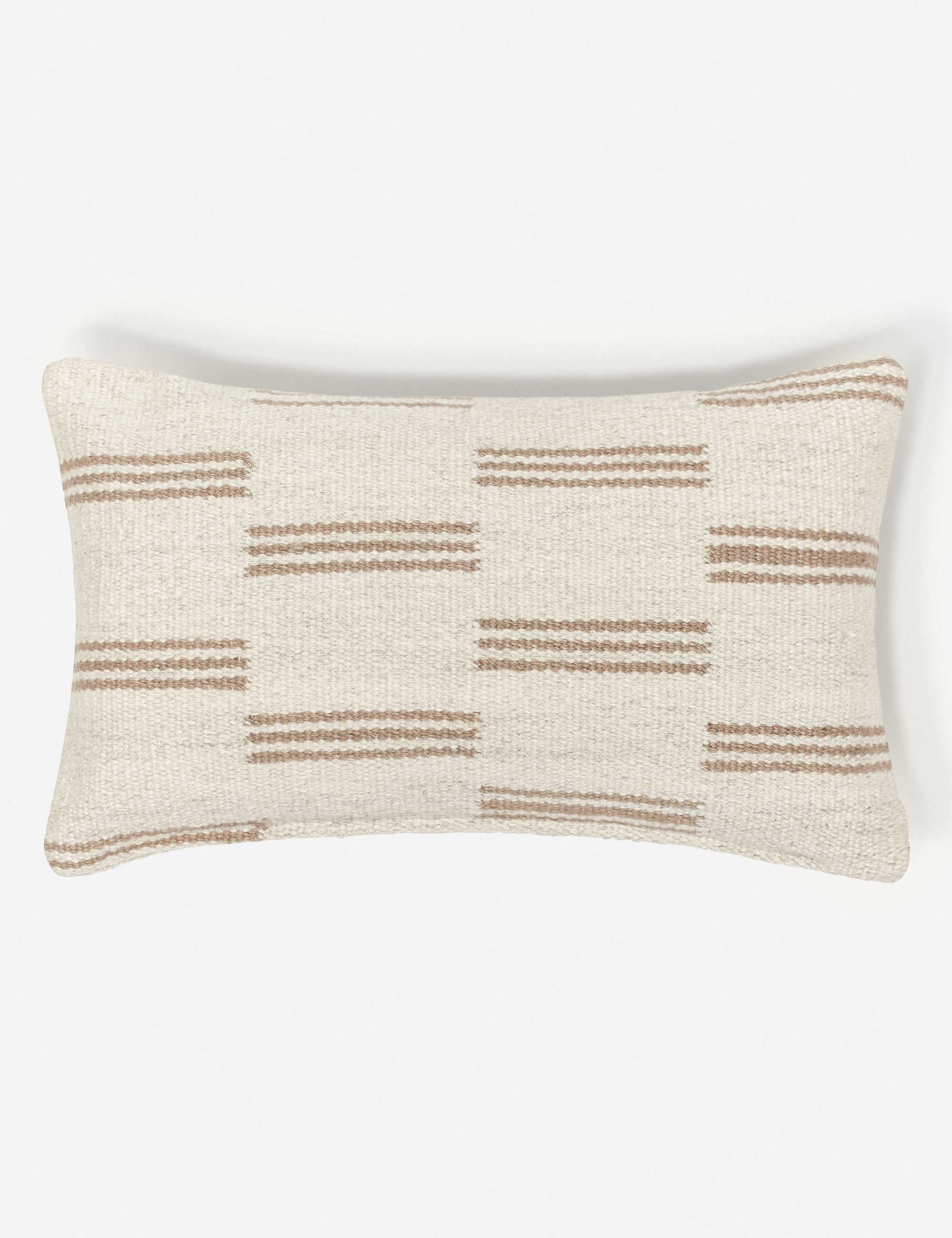 Stripe Break Lumbar Pillow By Sarah Sherman Samuel, 12" x 20" - Image 0