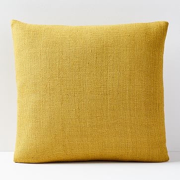 Soft Corded, Modernist, Handloomed &amp; Cozy Weave Pillow Cover Set, Horseradish, Set of 4 - Image 2