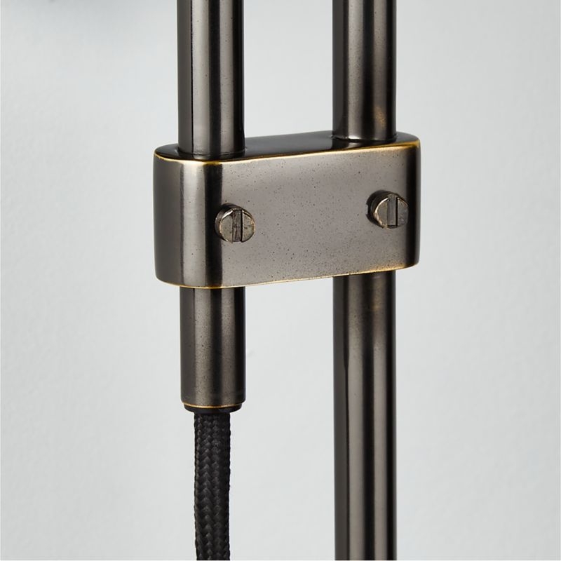 Soporte Blackened Brass Plug-In Wall Sconce - Image 2