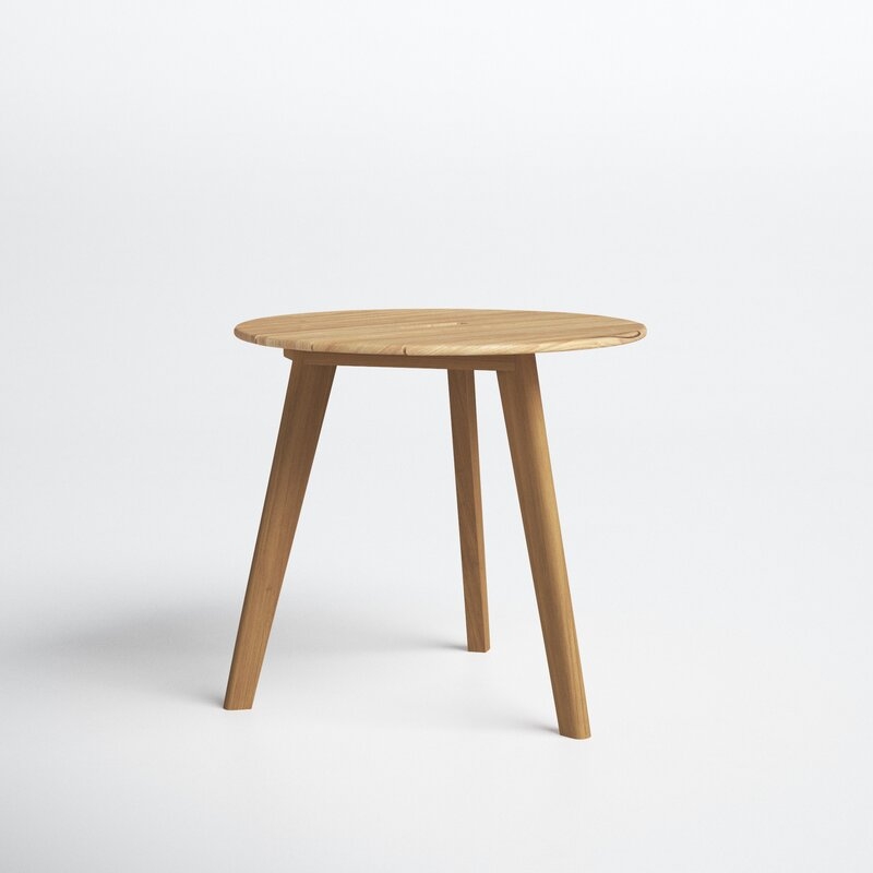 Bruges Teak Solid Wood Side Table - Image 0