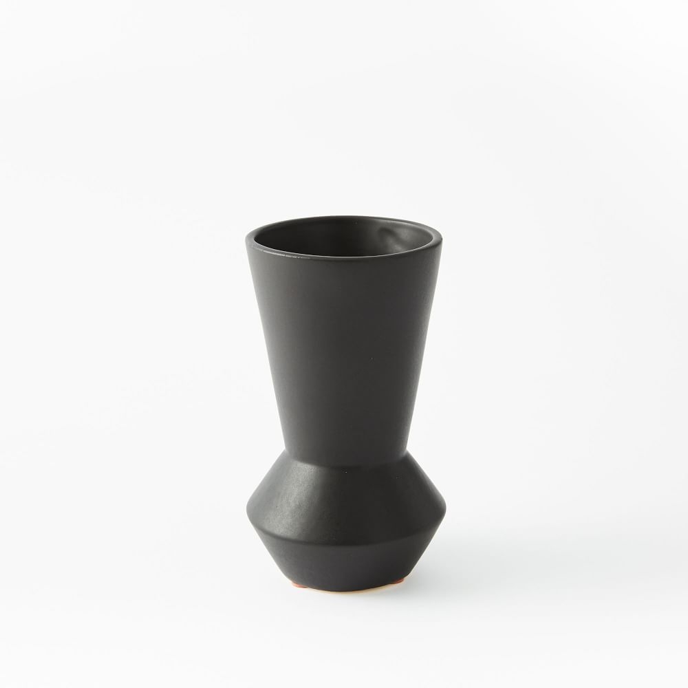Totem Vase, 8", Slate - Image 0