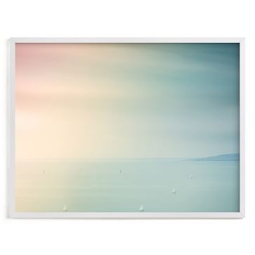 Minted Cotton Rainbow, 54X40, Full Bleed Framed Print, Matte Brass - Image 3