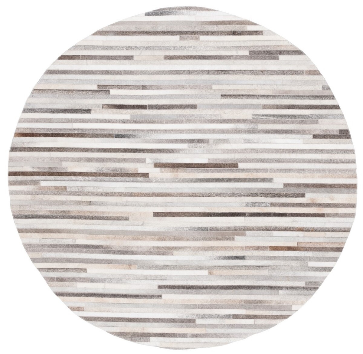 Safavieh Hand Woven Area Rug, STL809A, Ivory/Grey, 6' X 6'  - Image 0