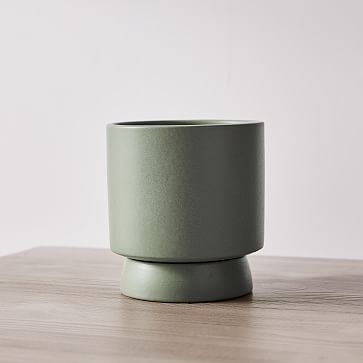 Bishop Tabletop Planters, Small, Sage Green, 5.5 inches - Image 0