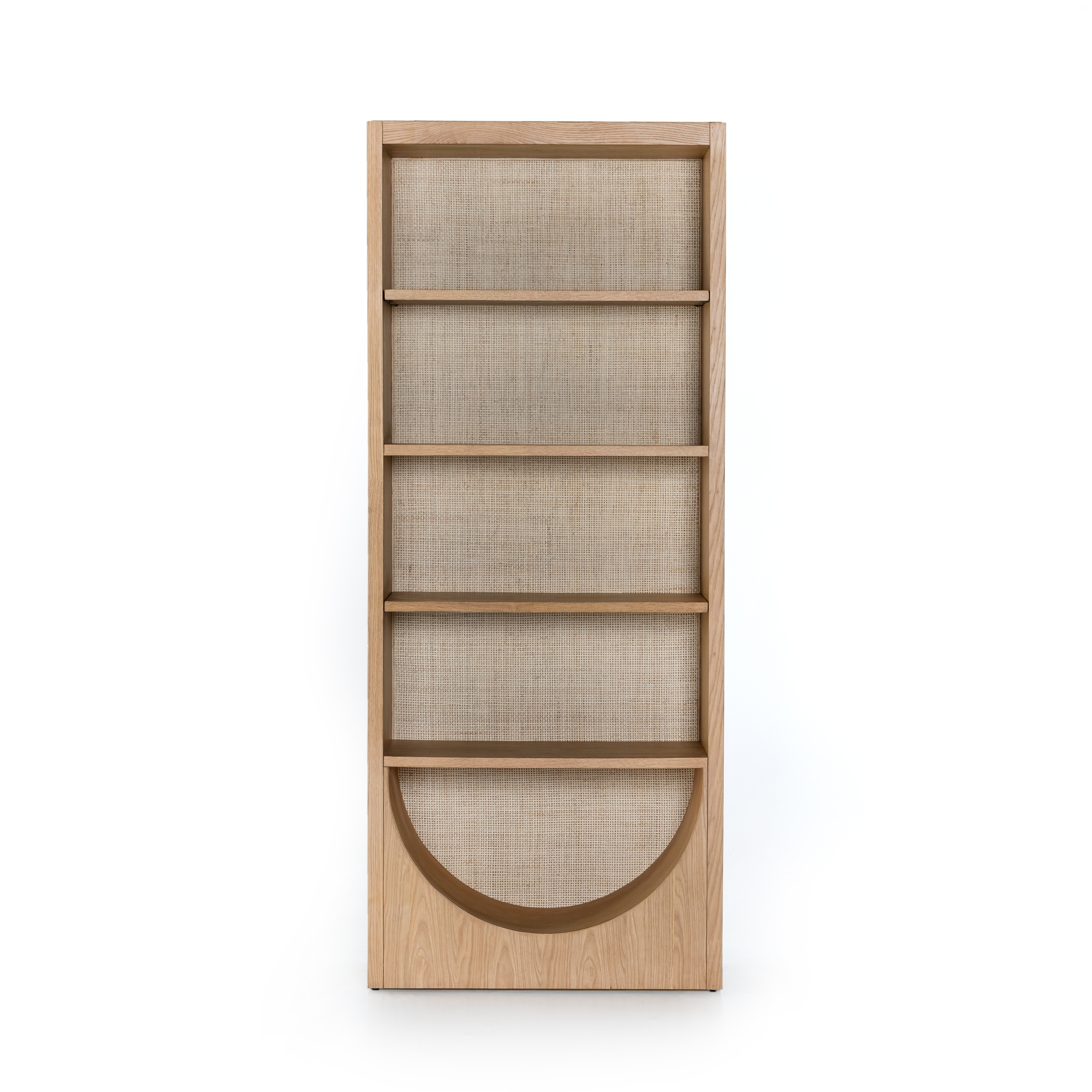 Higgs Bookcase-Honey Oak Veneer - Image 0