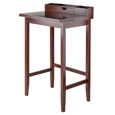 Solid Wood Standing Desk with Hutch - Image 0