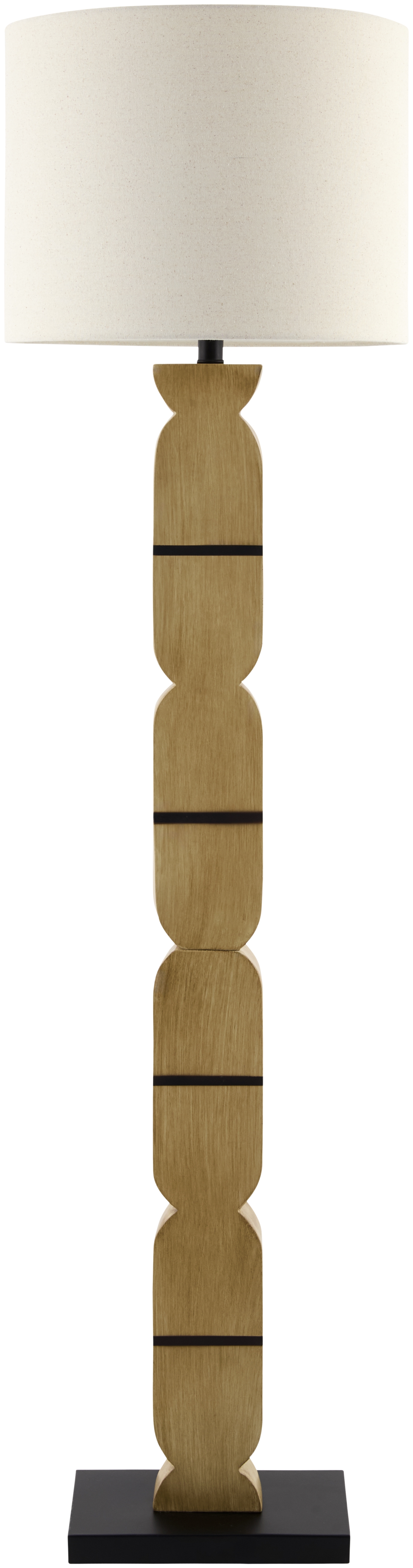 Livabliss Ayapel  Hand Painted 61"H x 16"W x 16"D Accent Floor Lamp - Image 0