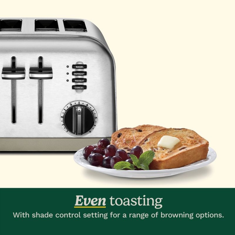 Cuisinart ® Stainless Steel 4-Slice Toaster - Image 3