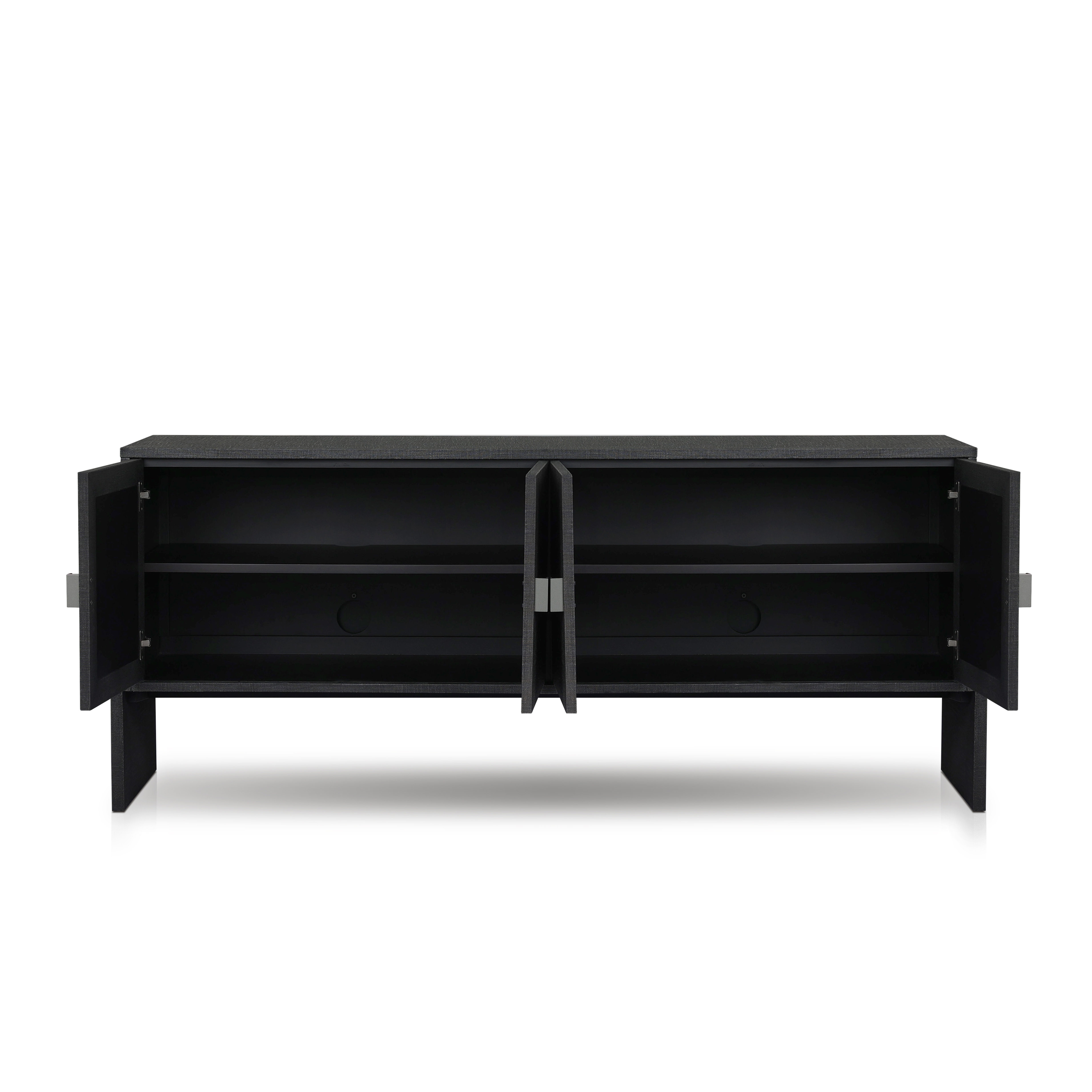Cressida Sideboard - Black Linen - Image 4