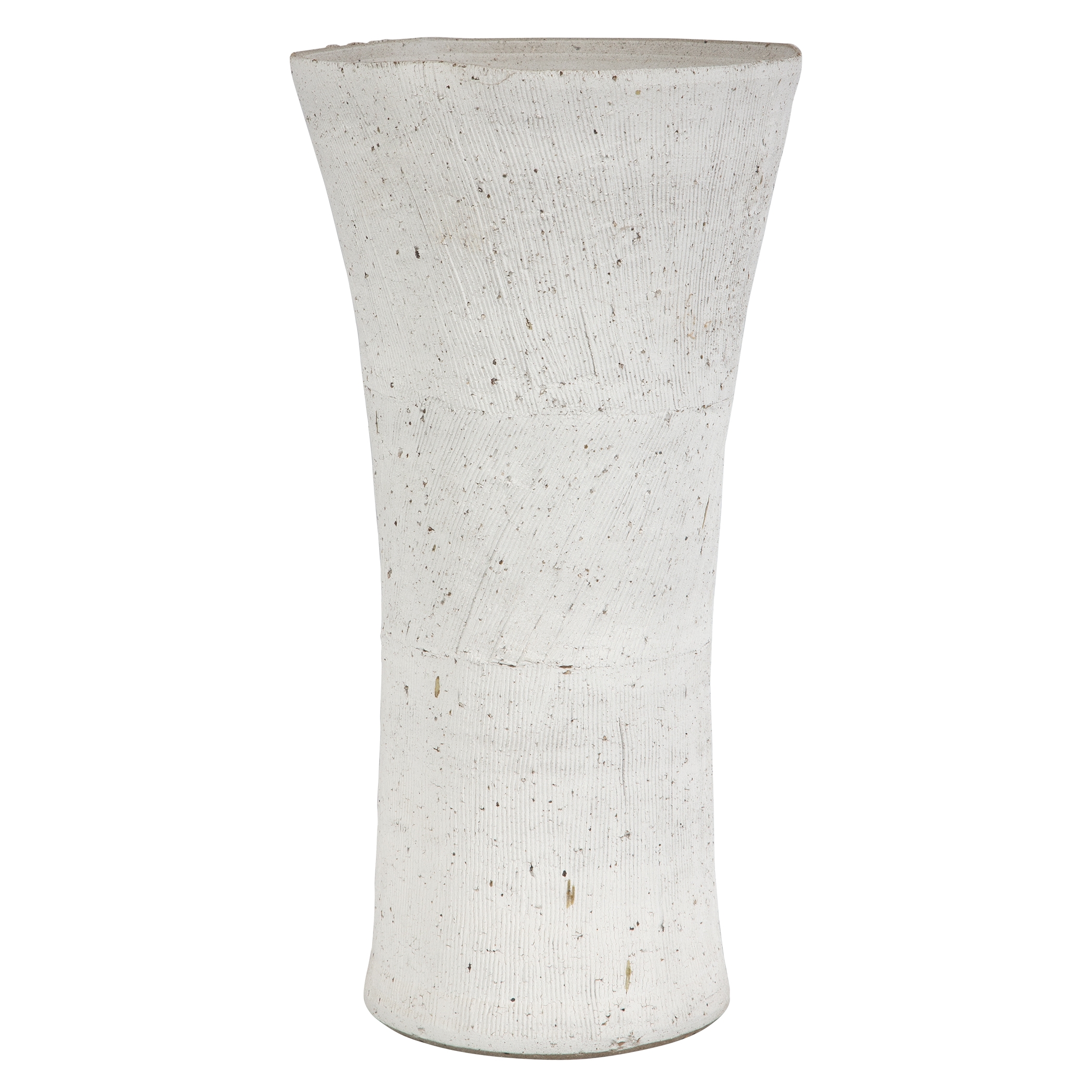 Floreana Tall White Vase - Image 4