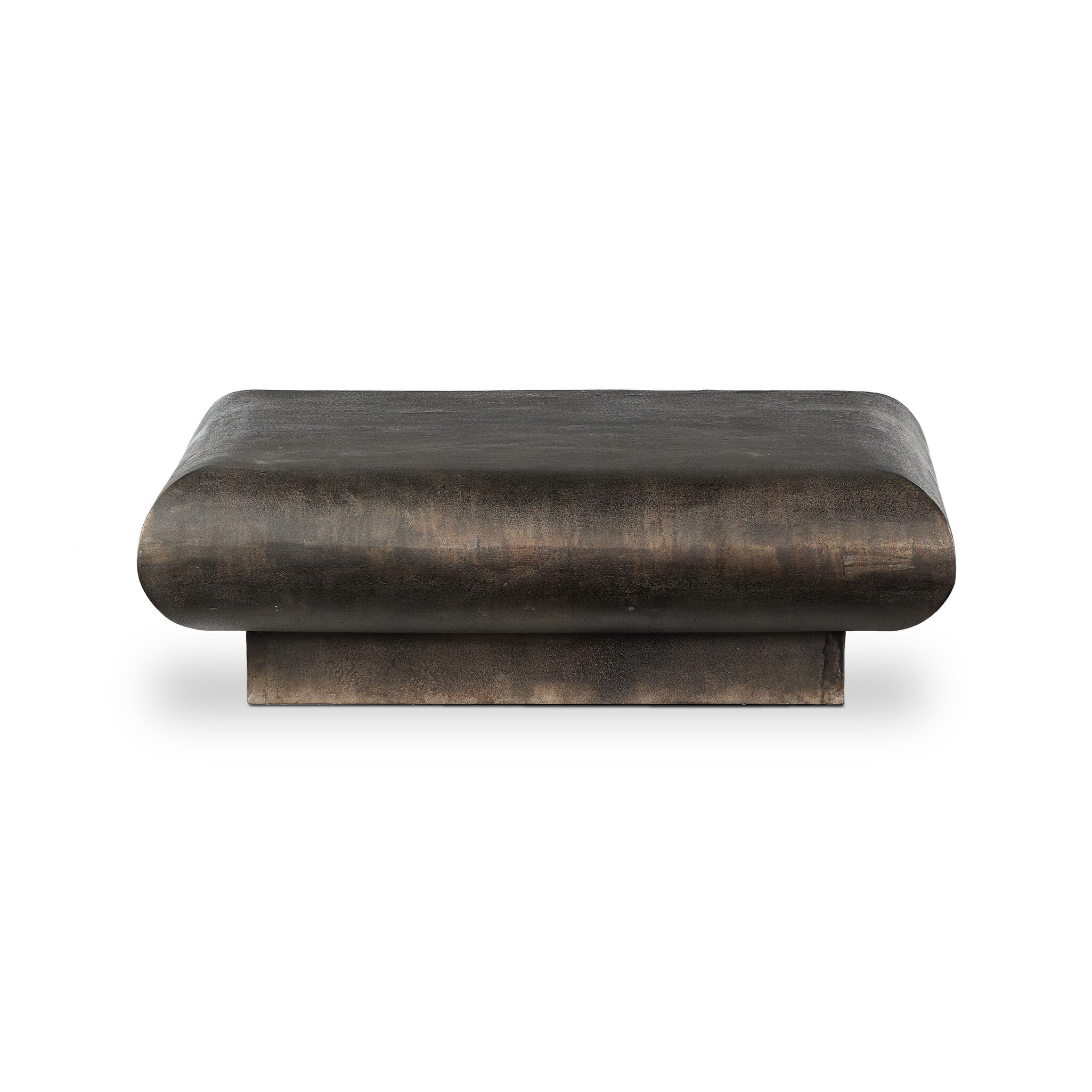 Ambra Outdoor Coffee Table - Distressed Bronze - Image 5