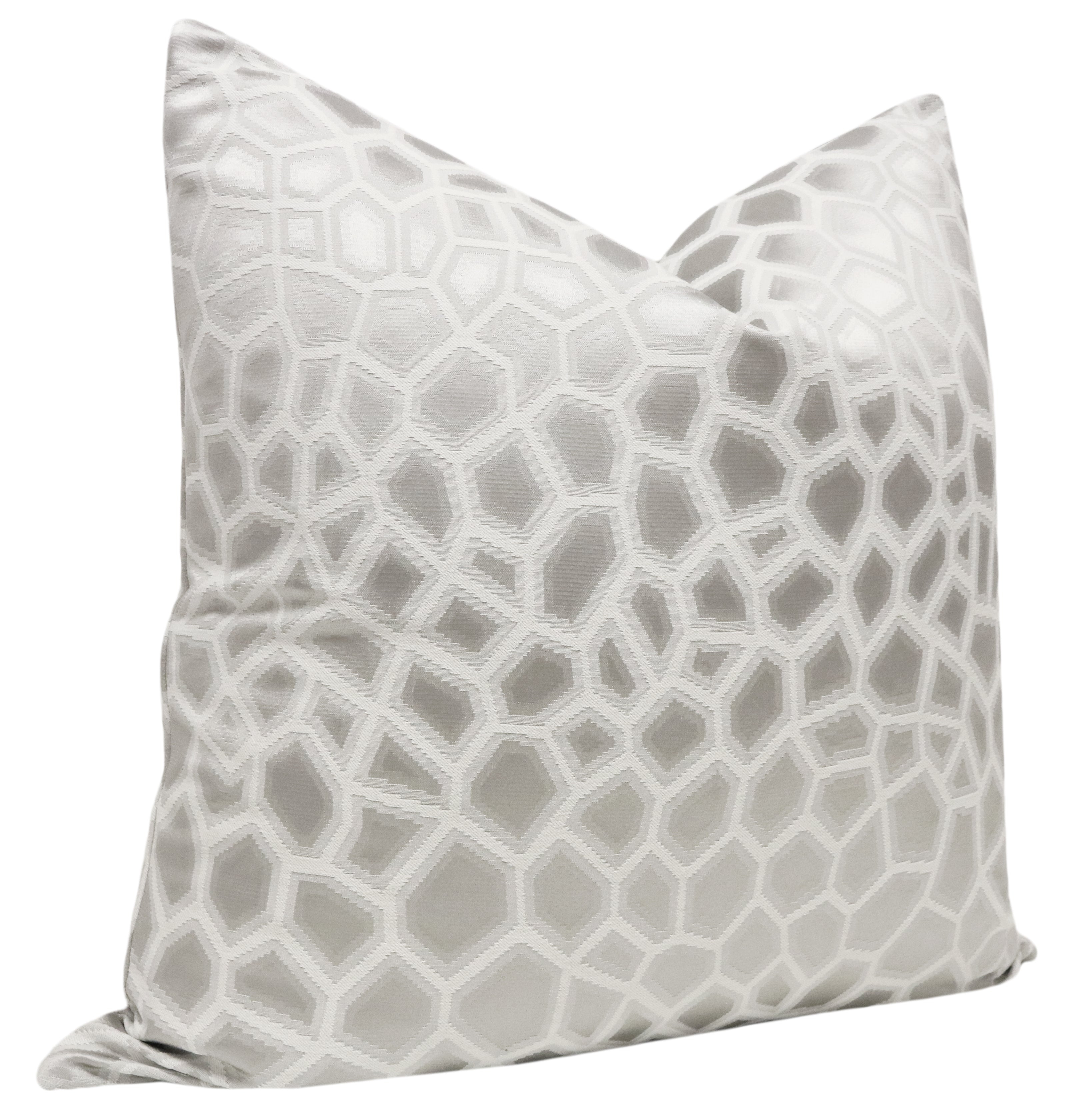 FAUX SILK SAFARI // PLATINUM - BY THE YARD - Image 1