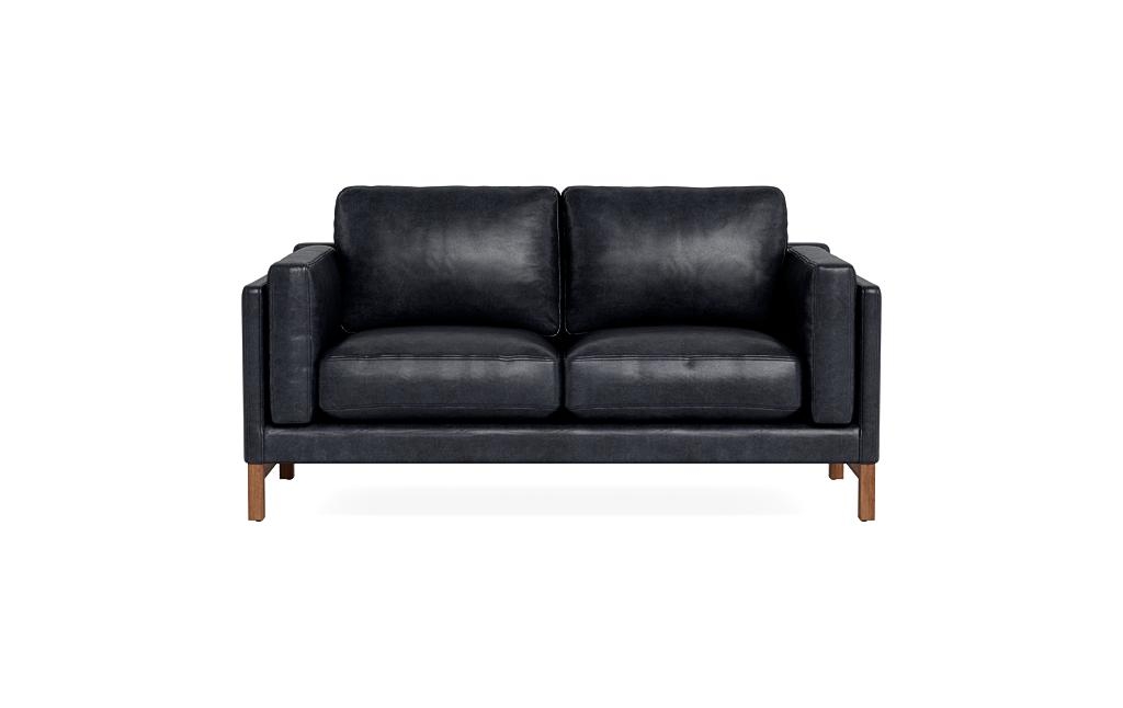 Gaby Leather Loveseat - Image 0