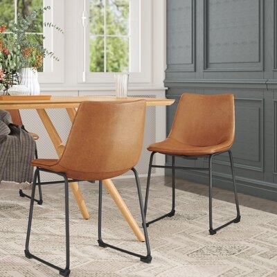 Cladeus Vintage Upholstered Dining Chair (Set of 2) - Image 0