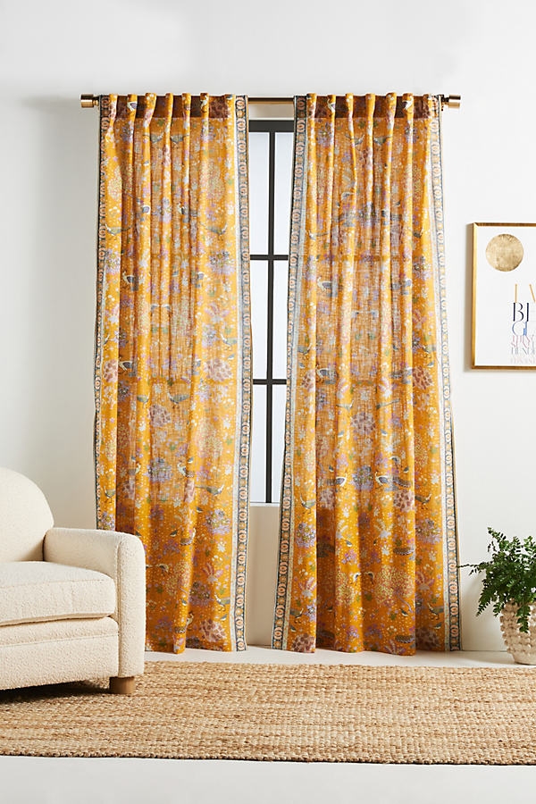 Darby Curtain By Anthropologie in Assorted Size 50" X 96" - Image 0