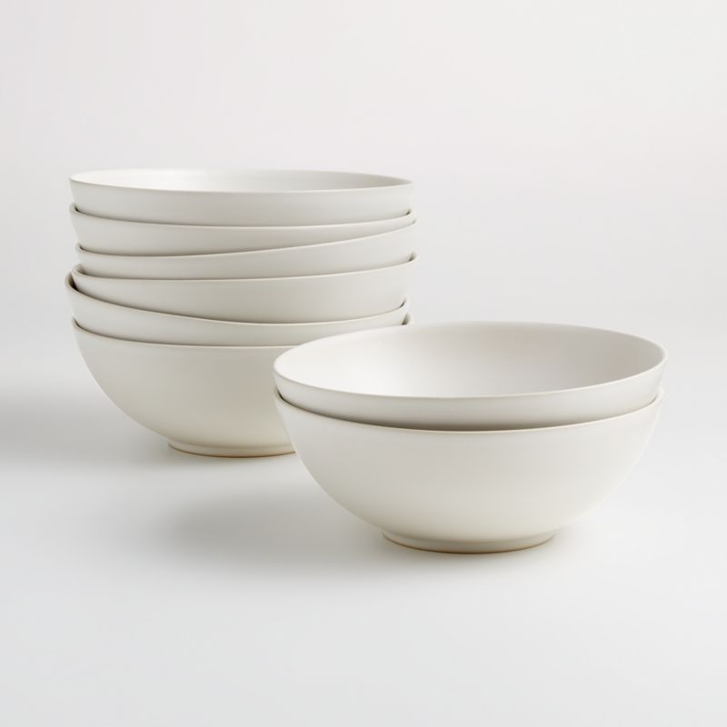 Craft Linen Cream Stoneware Cereal Bowl - Image 2