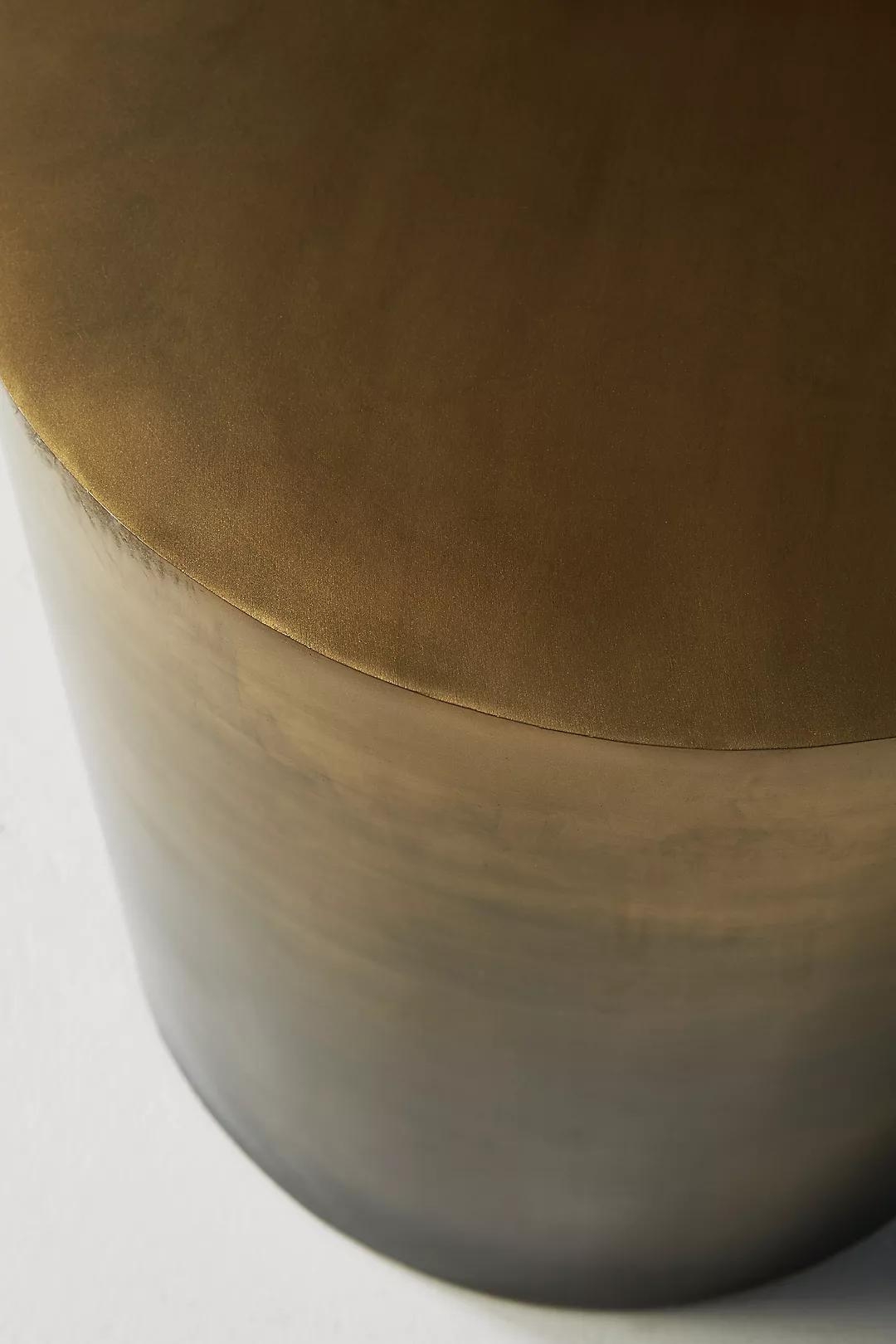 Almandine Ombre Drum Side Table - Image 2