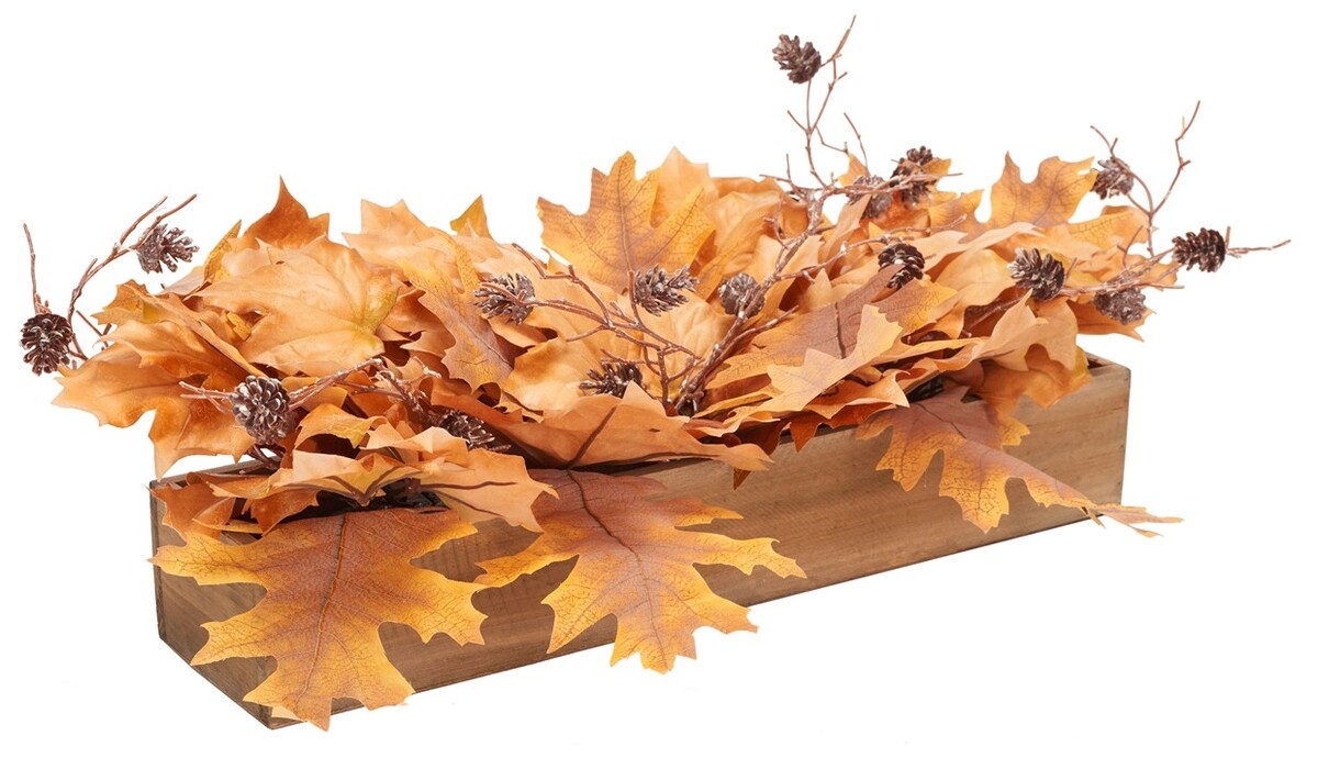 Safavieh Faux 30" Maple Leaf Potted Arrangement - Image 3