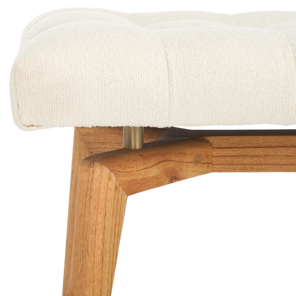 Gallagher Tufted Bench - Beige/Natural - Image 2